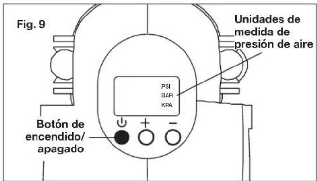 Auto Joe 24V-AJC1-LTE-P1 - Para cambiar entre PSI, bar o kPa - 1
