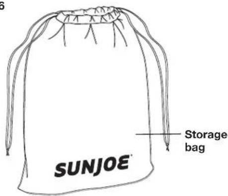 Auto Joe 24V-AJC1-LTE-P1 - Air Hose + Adapters Storage - 3