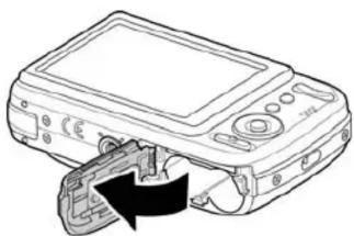 SANYO VPC-S1414 - Inserting the Battery - 2