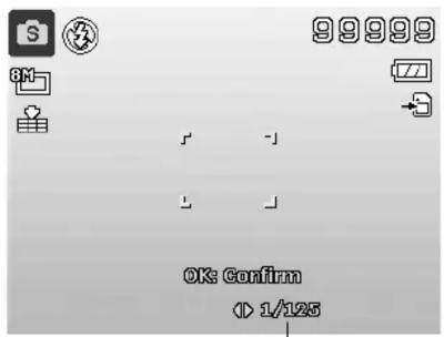 99999 OK: Confirm 1/125
