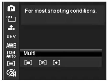 For most shooting conditions. Multi