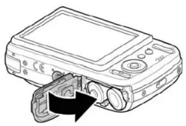 SANYO VPC-S1414 - Inserting the Battery - 4