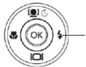 SANYO VPC-S1414 - To activate Flash: - 1