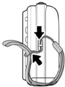 SANYO VPC-S1414 - Attach the Camera Strap - 1