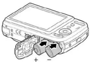SANYO VPC-S1414 - Inserting the Battery - 3