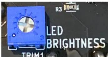 R3 LED BRIGHTNESS TRIM1