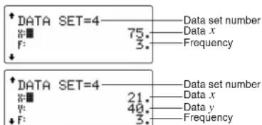 * DATA SET=4 #■ 75. F: 3. * DATA SET=4 #■ 21. Y: 40. F: 3.