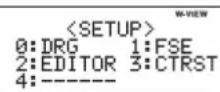 SHARP WriteView EL-W531HB - SET UP Menu - 1