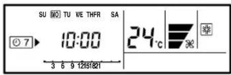 SU MO TU WE THFR SA 7 10:00 24℃ 3 6 9 12/15/21