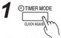 1 ④ TIMER MODE CLOCK ADJUST