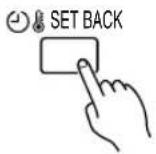 FUJITSU AUG54FUAS - Temperature SET BACK timer setting - 1