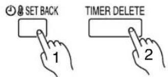 FUJITSU AUG54FUAS - Temperature SET BACK timer operation - 3