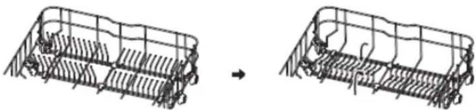 Hansa ZIM655H - Fold the dishwasher basket spikes - 1