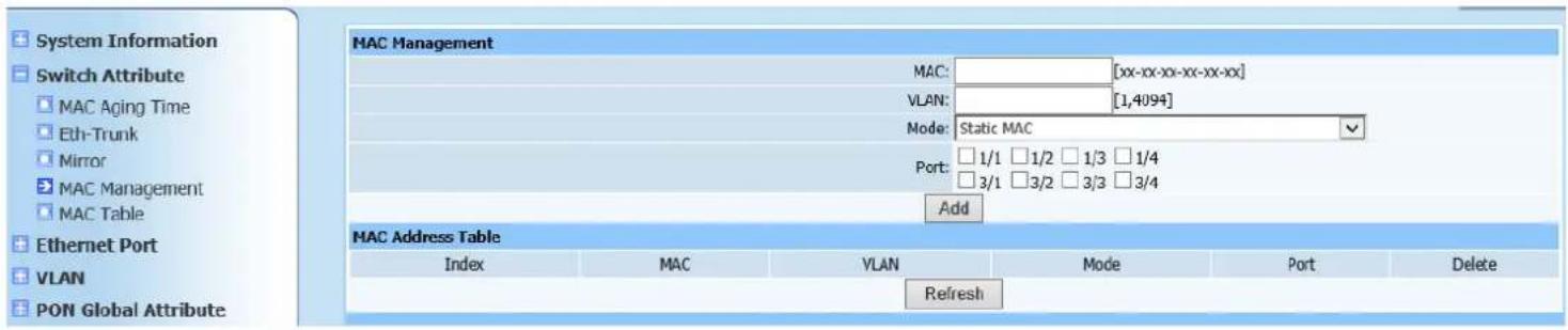 Netis EP8204 - MAC Management - 1