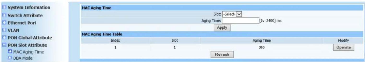 Netis EP8204 - MAC Aging Time - 1