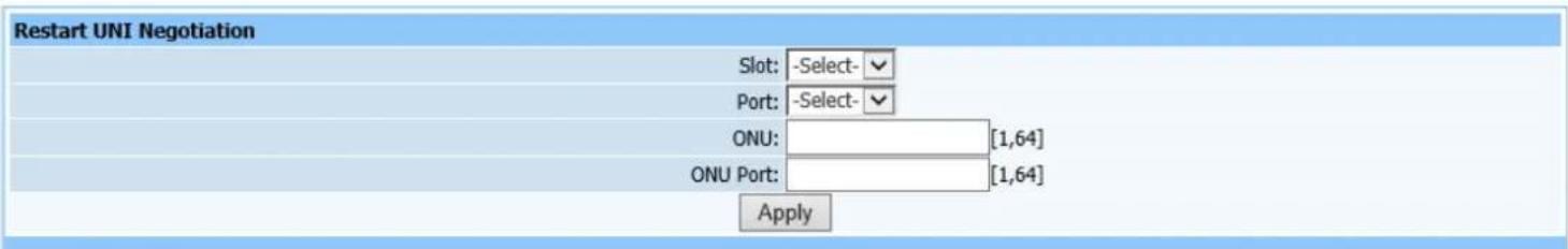 Netis EP8204 - Restart UNI Negotiation - 1