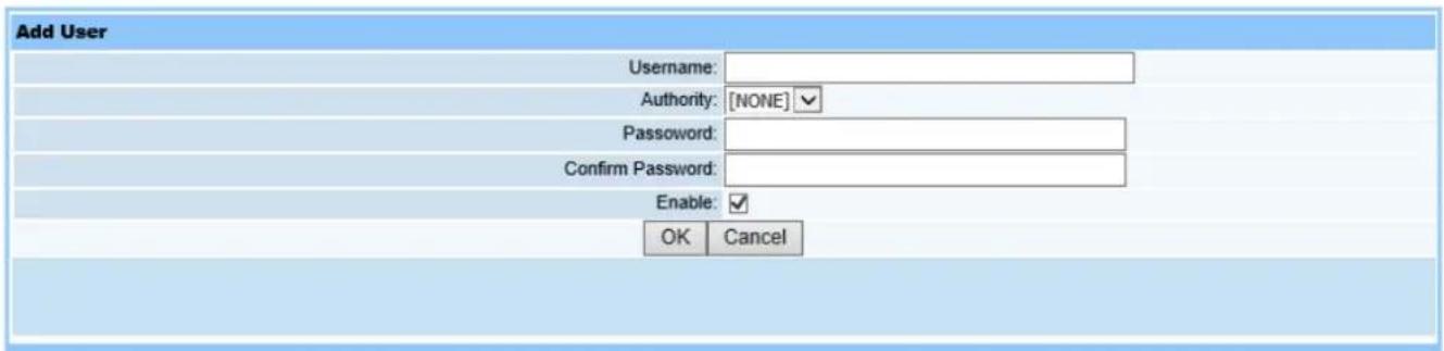 Netis EP8204 - Add User - 1
