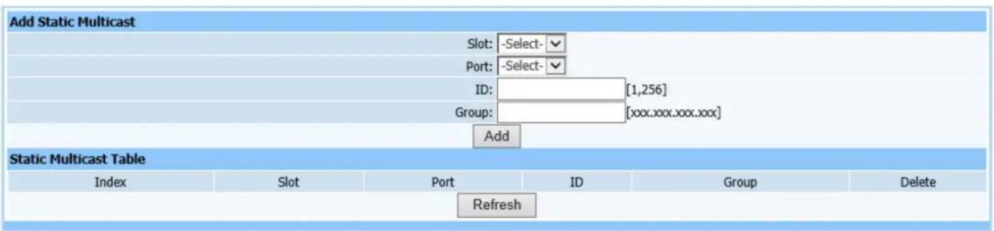 Netis EP8204 - Static Multicast Group - 1