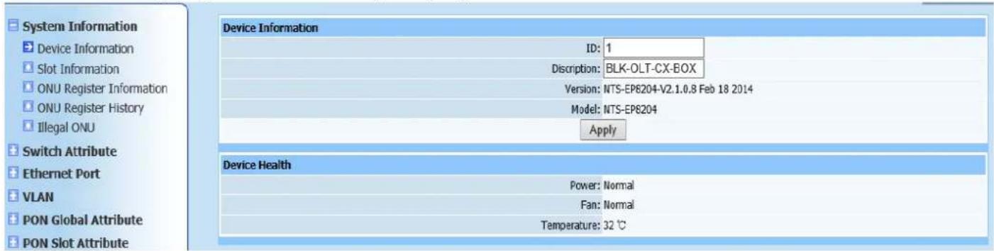 Netis EP8204 - Device Information - 1