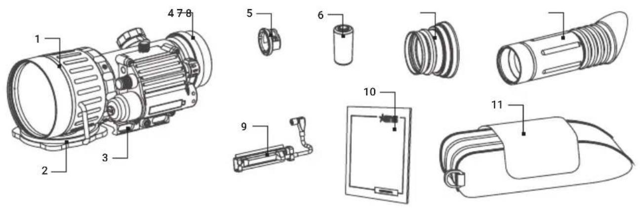 AGM Comanche-40 - STANDARD COMPONENTS - 1