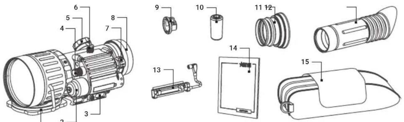 AGM Comanche-40 - LIST OF SPARE PARTS - 1