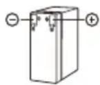 Cellini CMF250R - Warning for the rechargeable lead acid battery - 1