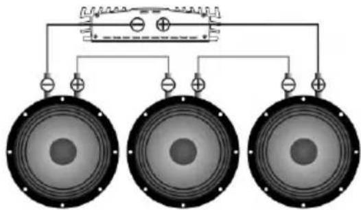 Deaf Bonce Apocalypse DB-W80 - Serial connection of the speakers - 2