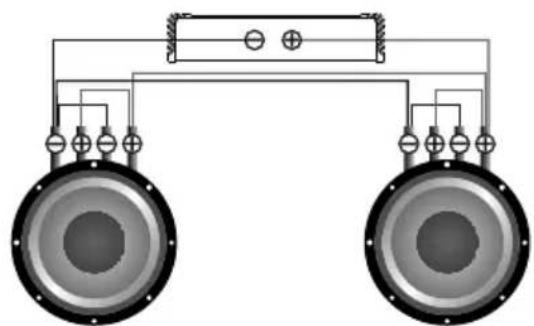 Deaf Bonce Avatar SST-315 D2 - Сабвуферы параллельно, катушки параллельно - 1