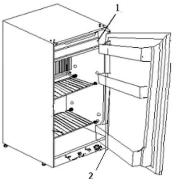 Bushman XCD185-W - How to reverse the door - 1