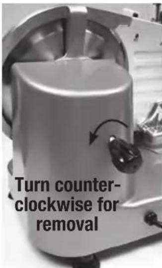 Turn counterclockwise for removal