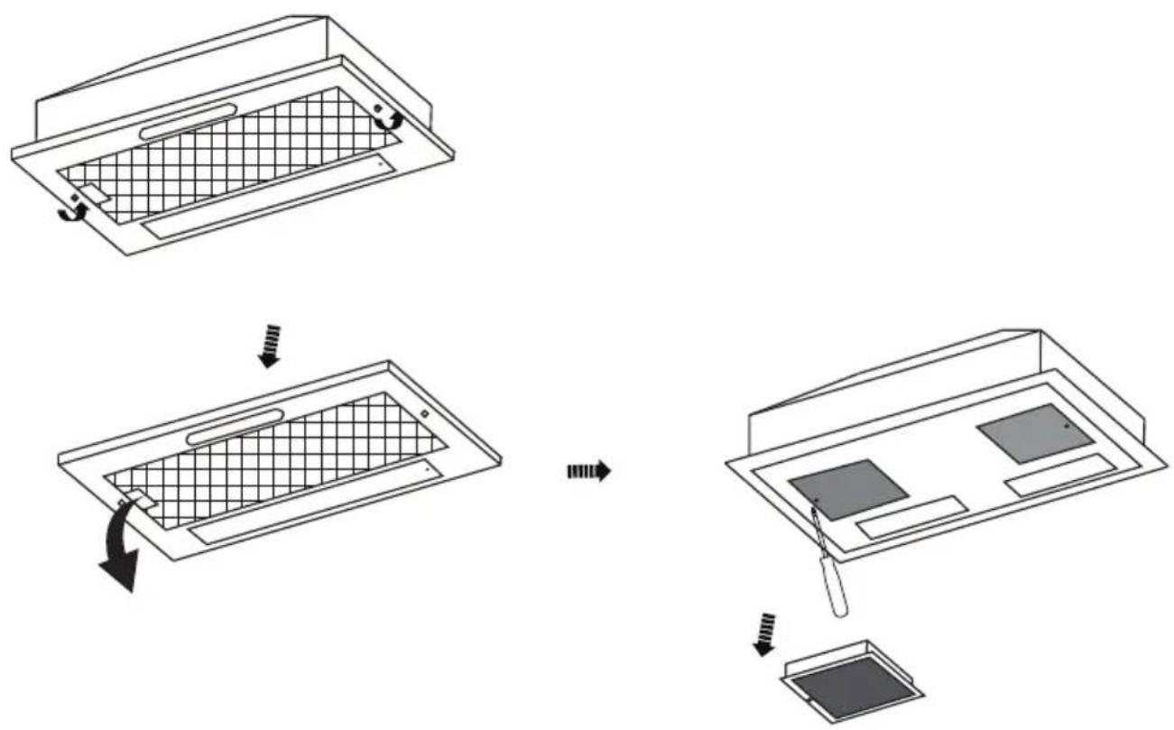 Artusi AUM51X - Active charcoal filter replacement - 1