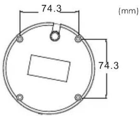 74.3 (mm) 74.3