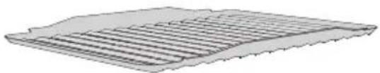 MIELE 11791520 - Broiling and roasting insert HGBB 30-1 - 1