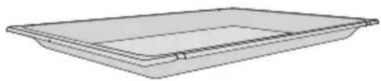 MIELE 11791520 - Universal tray and Wire Rack with anti-tip safety notches - 1