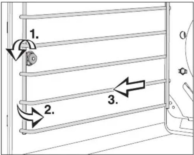 MIELE 11791520 - Side rack removal - 1
