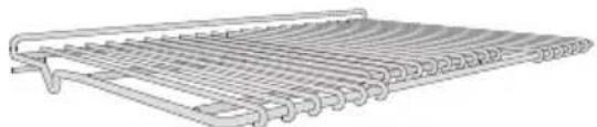 MIELE 11791520 - Universal tray and Wire Rack with anti-tip safety notches - 2
