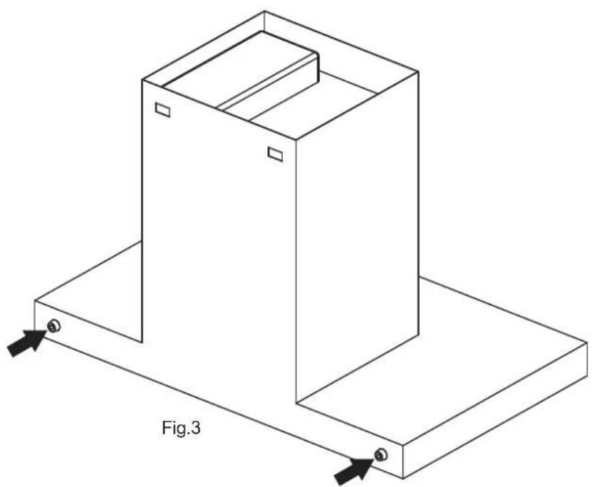 HAIER HH-T900GC - Install the decorative cover holder (if inner decorative cover extension is to be used) - 3