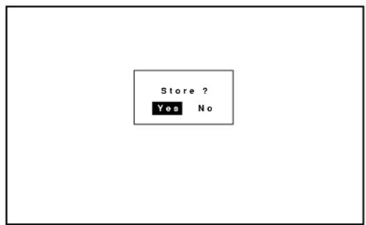 Store ? Yes No