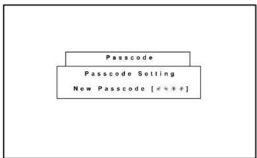 Passcode Passcode Setting New Passcode [****]