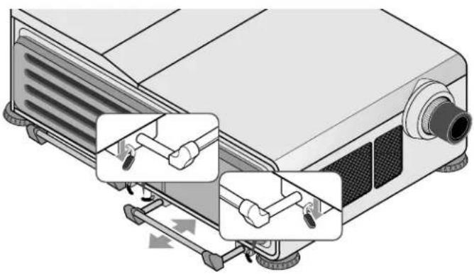 NEC XL-6500 - Retracting the Handles - 1