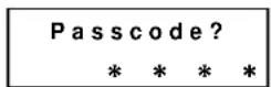NEC XL-6500 - ■ Entering Passcode - 1