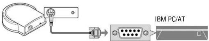 NEC MultiSync LT80 - Connecting Your Remote Mouse Receiver - 1