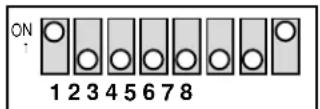 NEC MultiSync LT80 - Examples of DIP switch setting - 2