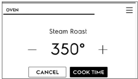 FRIGIDAIRE GCWS2438AW - To set Steam Roast: - 1