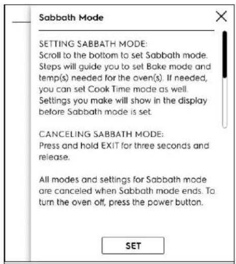 FRIGIDAIRE GCWS2438AW - Sabbath Mode - 1
