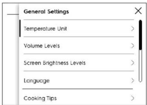 FRIGIDAIRE GCWS2438AW - General Settings - 1