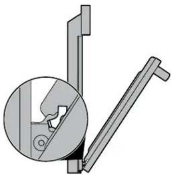 FRIGIDAIRE GCWS2438AW - To replace the oven door: - 3