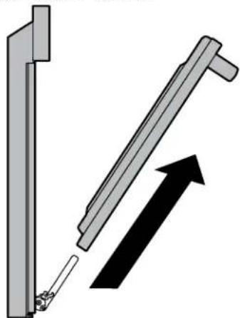 FRIGIDAIRE GCWS2438AW - To replace the oven door: - 4