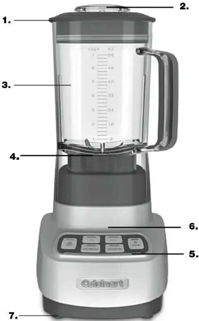 CUISINART Velocity Ultra BFP-650 - Two 16-ounce Travel Cups with Lids - 1