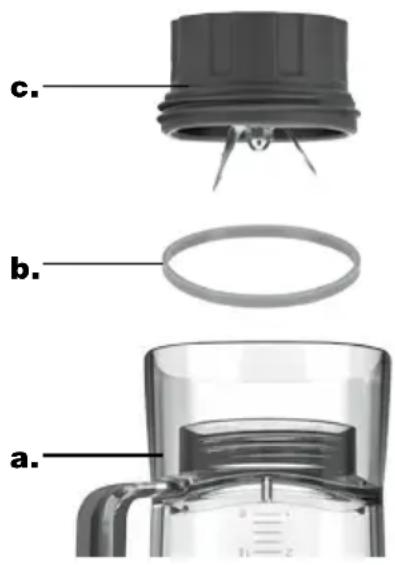 CUISINART Velocity Ultra BFP-650 - BLENDER JAR ASSEMBLY - 1